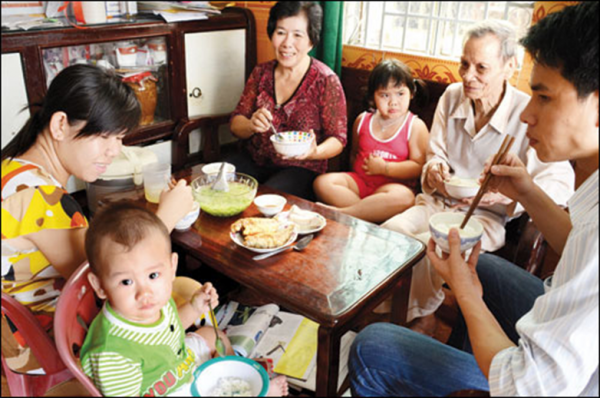 Vietnamese traditional family values!